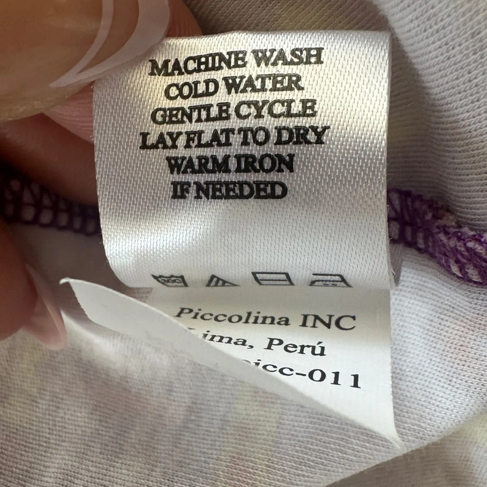 Piccolina Printed Banded Skirt Construction Print Purple - Picture 5 of 6